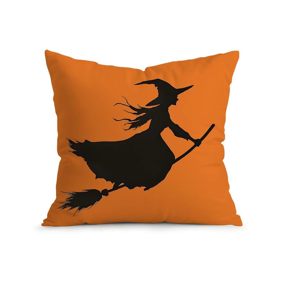 Halloween festival throw pillows pumpkindecorated sofa furniture decoration super soft material festive atmosphere 30x30cm