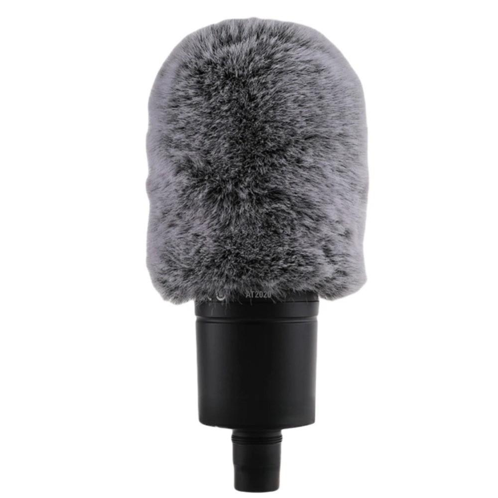 Noise Reduction Microphones Windshield Furry Cover Windcreen Cover Outdoor Recording