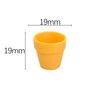 10Pcs Miniature Flower Resin Pots Clay Planter Terracotta Dollhouse Accessories Fairy Garden Pots Mini Flower Pots Planters