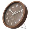 NITORI Silent Second Hand Clock SW 26cm Medium 8172747 Wall/Desk 001FR, Diameter, Brown,