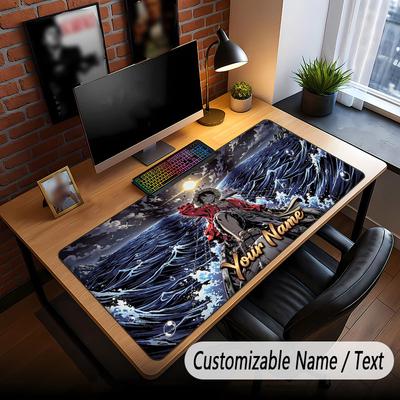 Επεκταμένο Mouse Pad με Προσαρμοσμένο Όνομα, Παιχνιδιάρικο Στρώμα Γραφείου One Piece Για Διακόσμηση Επιφάνειας Εργασίας Σπιτιού