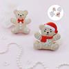 Santa Bear Shaped Silicone Mold Food Grade Materials For Baking Soap Making Candy Crafts Holiday Party Essential