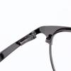 New Arrival Frame Men's Fashion Eyeglasses Male's Myopia Big Eye Glasses Striped Stainless Steel Eyewear