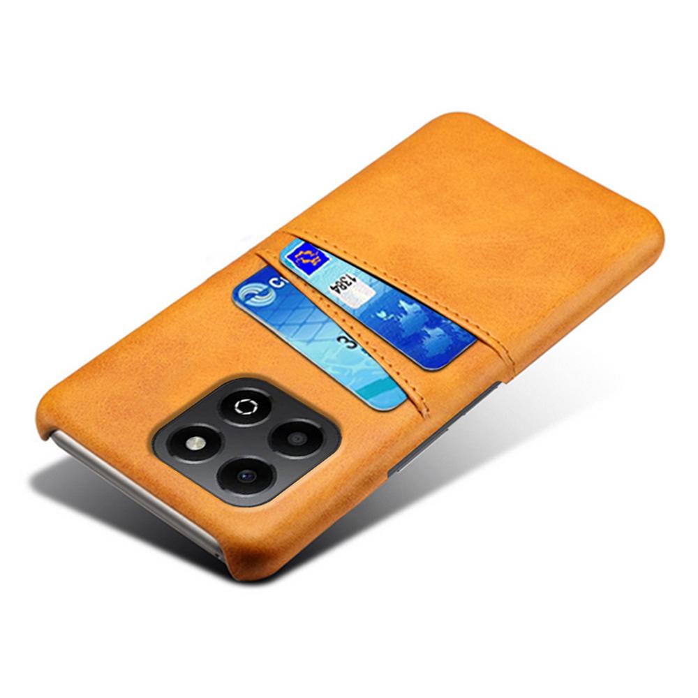 For Honor X6b 4G Case Dual Card Slots PU Leather+Hard PC Phone Cover