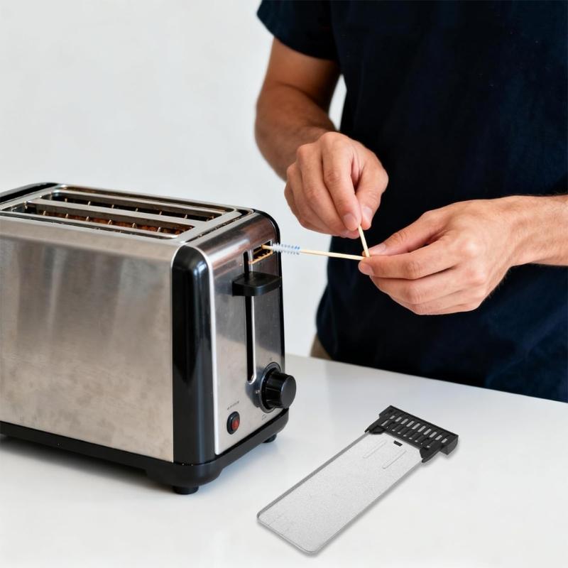 Bread Maker Crumb Tray Replacement Heat Resistant Design Plastic Handle for Quick Removal and Countertop Protection