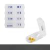 2Pcs/set Portable Sub-packing Pill Box 7 Days Tablet Small Mini Carry-on Travel Week Medicine Pill Storage Box