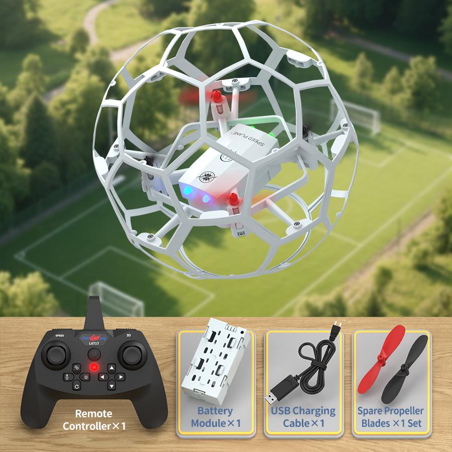 Children's Football Competition Spherical Hollow Cup Football Drone Science and Education Quadcopter Holiday Gift Toy