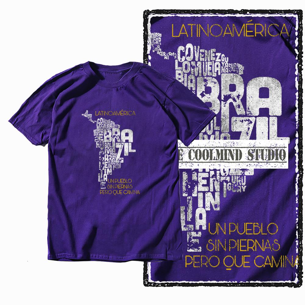 Coolmind X0044 Latin Spirit Graphic Tee 100% Cotton Exclusive Graphic Men Tshirt Big Size Streetwear T Shirt for Men Tee Shirts