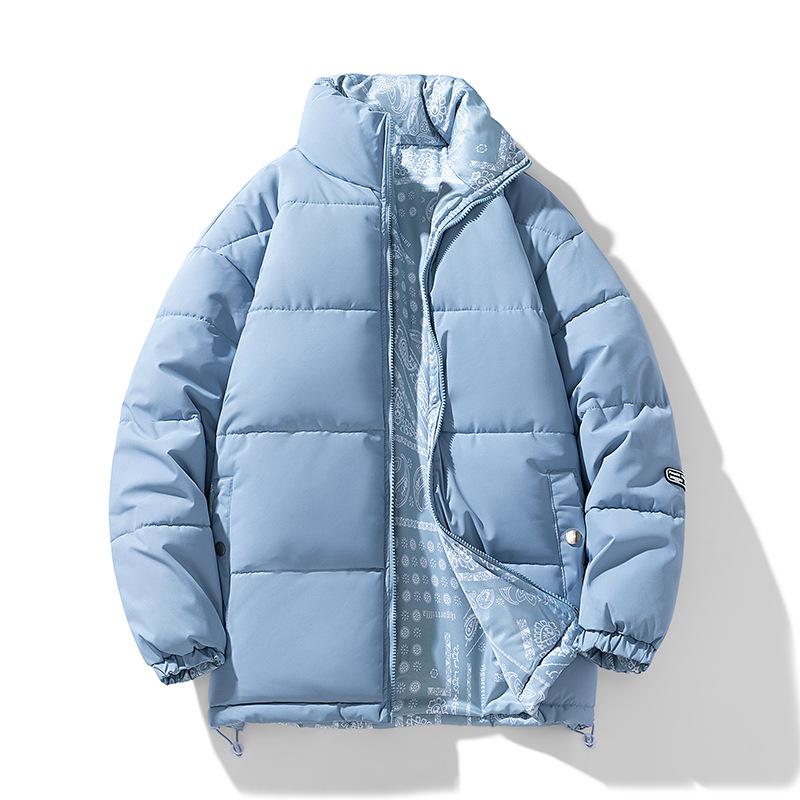 

Зимняя новая двусторонняя одежда с кашемировым цветочным хлопковым наполнителем для мужчин и женщин, одинаковая, утолщенная хлопковая, свободная, модная, с карманами, хлопковая одежда 5XL