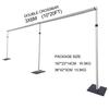 3x6m Double Layer Retractable Backdrop & Curtain Stand for Weddings – Aluminum Alloy Display Stand
