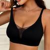 Zeriluna Deep V Mesh Sexy Push-Up Bra - Supportive, Comfortable, Seamless Underwear In Multiple Colors