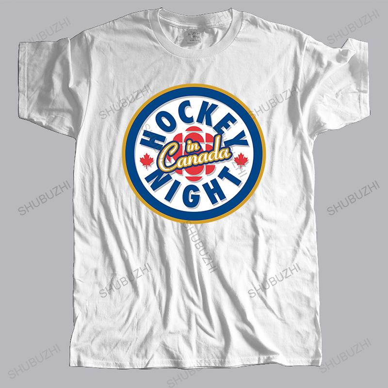 Male streetwear T-shirt Cotton T shirt Men Crew Neck Tops Best Tragically Hip Hockey Night In Canada Bigger Size Homme T-shirt