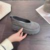 [Youshilai] Ou Ruofeng Increases 6cm In Spring 2025 New Casual Fashion Platform Temperament Boken Women's Shoes