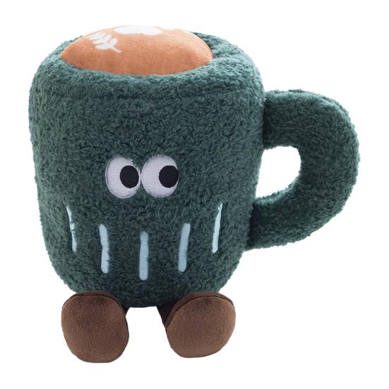 Coffee Cup Doll Plush Toy Interactive Design Doll Stress Relief Decorative Mini Pillow Doll Plush Ornament