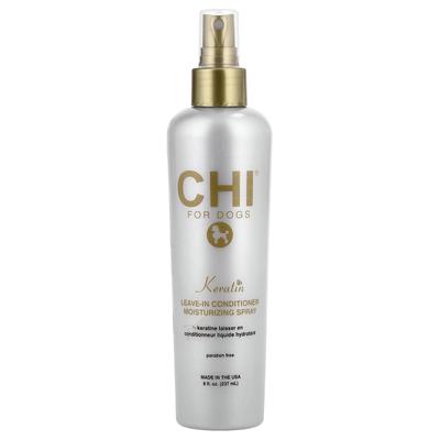 CHI for Dogs, Keratin Leave-In Conditioner Moisturizing Spray, for Dogs, 8 Fl Oz (237 Ml)