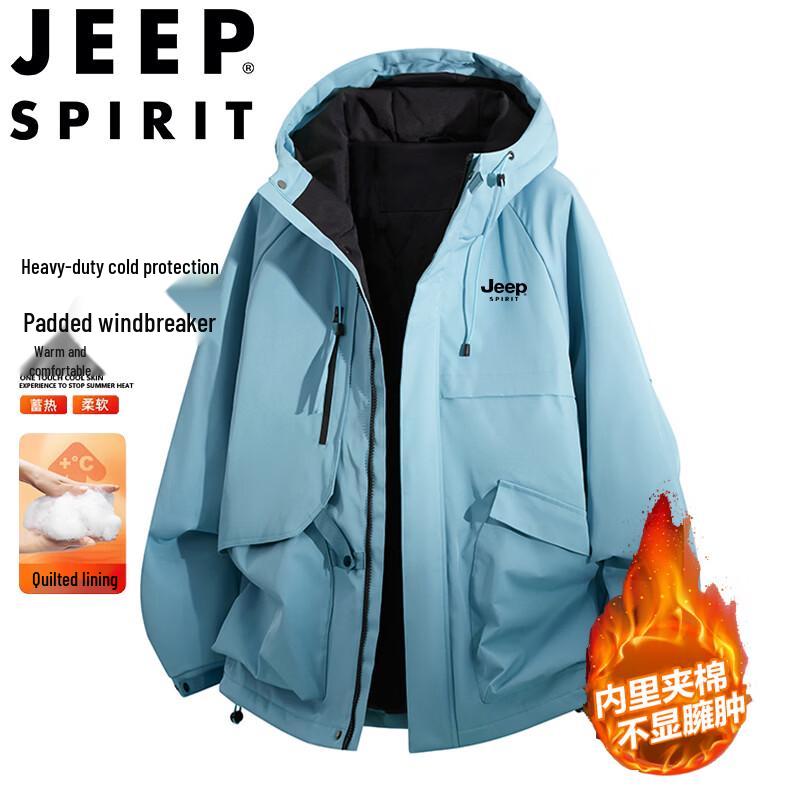 JEEP SPIRIT Men's Winter Hooded Padded Jacket