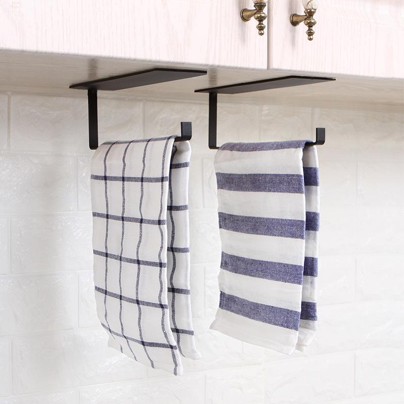 Punch-Free Carbon Steel Kitchen Paper & Dishcloth Holder