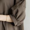 Dedra V Neck Shearing Dress Opf3010