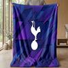 Tottenham Hotspur Theme Blanket Soft Flannel Blanket Plush Throw Blanket Cozy Sofa Bed Blanket for Home Decor