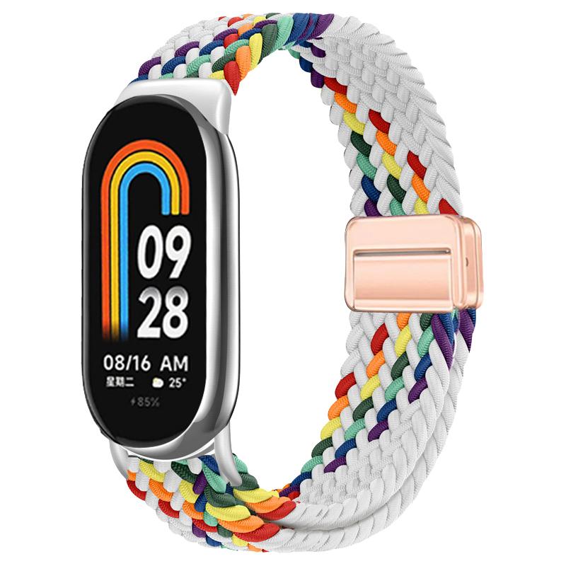 For Xiaomi Mi Band 10 strap Accessories breathable nylon Magnetic Braided Bracelet belt pulseira correas for Xiaomi Mi band 9 8