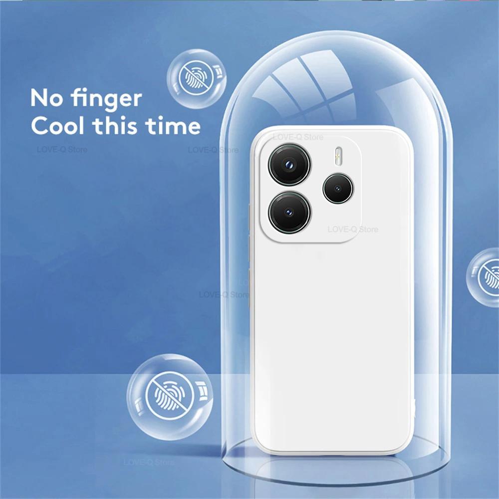 For Redmi Note 14 Pro Plus Case Liquid Silicone Soft TPU Cover For Xiaomi Redmi Note 14 Note14Pro Plus Note14 Pro 4G 5G Phone Case