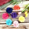 Leinuosen 20 Pcs Dog Flowers Collar Pet Adjustable Dog Large Flowers Bow Tie Multi Color Floral Collar Charms for Small Medium Big Female Cat Puppy