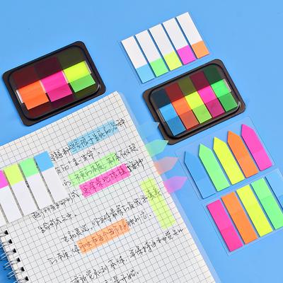 Farbige Notizblöcke Index-Tabs Haftnotizen Bürobedarf Lesezeichen-Aufkleber Notiz-Aufkleber