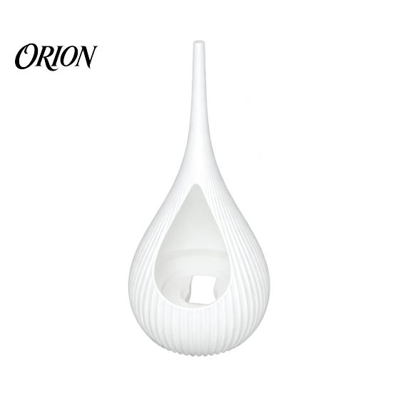 Small Space Candle Holder Compact Size Candlestick, Vertical Grain Texture Holder, Water Drop Shape Modern Decorative Candlestick 3D Printed