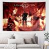 Flame Force Pattern Tapestry Wall Hanging Boho Aesthetic Wall Blanket For Bedroom Living Room Dorm Home Wall Decor 1013203
