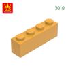 Non-Toxic 67Pcs/Lot 3010 1X4 Basic Building Blocks Moc Parts Compatible With Bricks Diy Children Toys Assembly Gift Storage Box