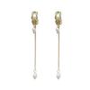 Ear Clips for Women Without Pierced Ears Tassel High-end Earrings