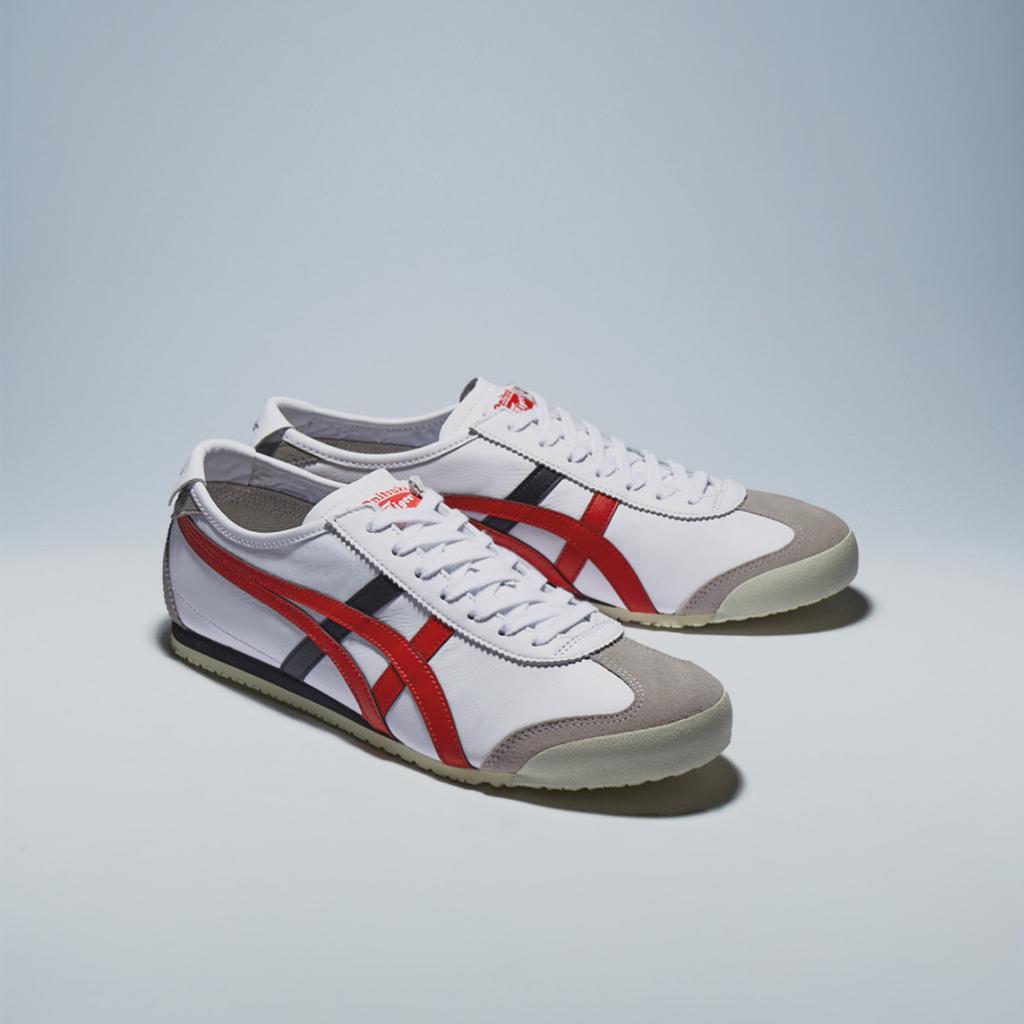 ONITSUKA TIGER Mexico 66 White Classic Red