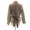AMERI UNDRESSED Long sleeve Knit docking shirt F Brown Men's Used