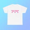 Thick Thighs Save Lives Unisex Heavy Cotton Tee Y2K Iconic Funny It Girl Meme Shirt Sassy Edgy Party Bar Frat Club Going Out Cute Top Gift