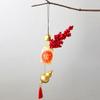 Red New Year Decoration Chinese Knot Tassel Chinese New Year Hanging Pendant Lucky Charm Greeting Chinese Traditional Decoration