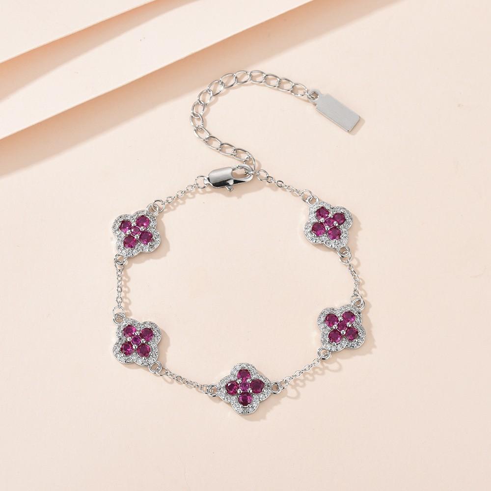 Hot-selling light luxury versatile CD bracelet Mori literary and artistic full diamond Seiko love bracelet