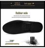 Men's Plus Size Genuine Leather Breathable Casual Shoes - Lace-up Driving Loafers with Soft Sole