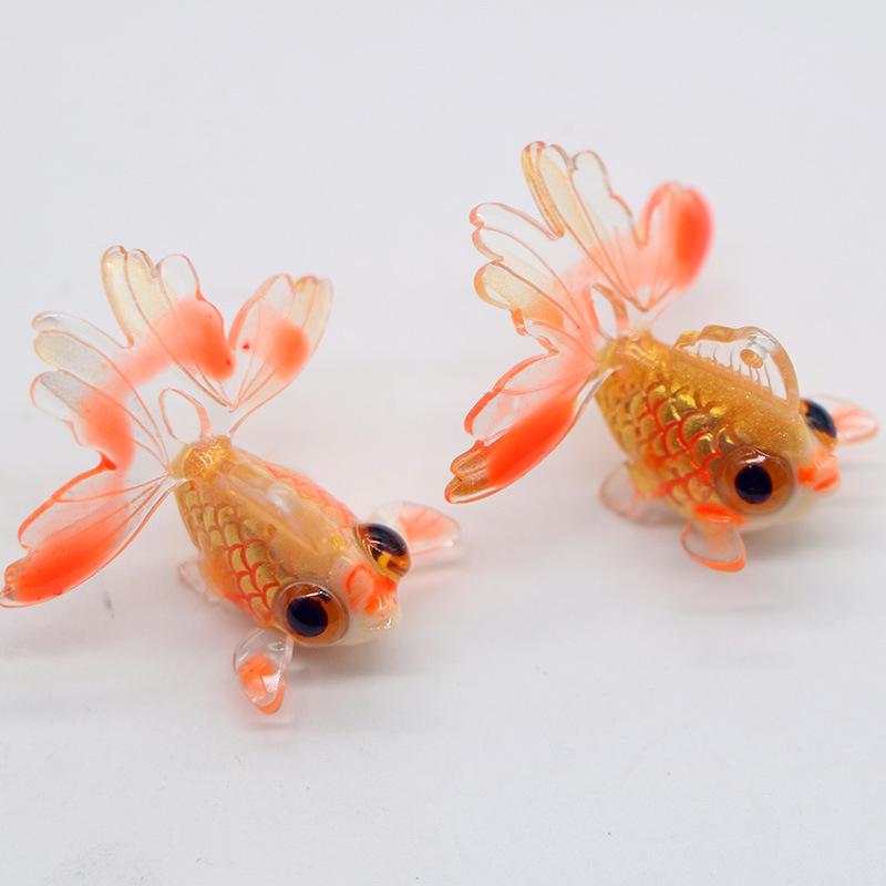 

Acrylic Shrinkable Goldfish & Pufferfish Ornaments for DIY Hairpins & Earrings