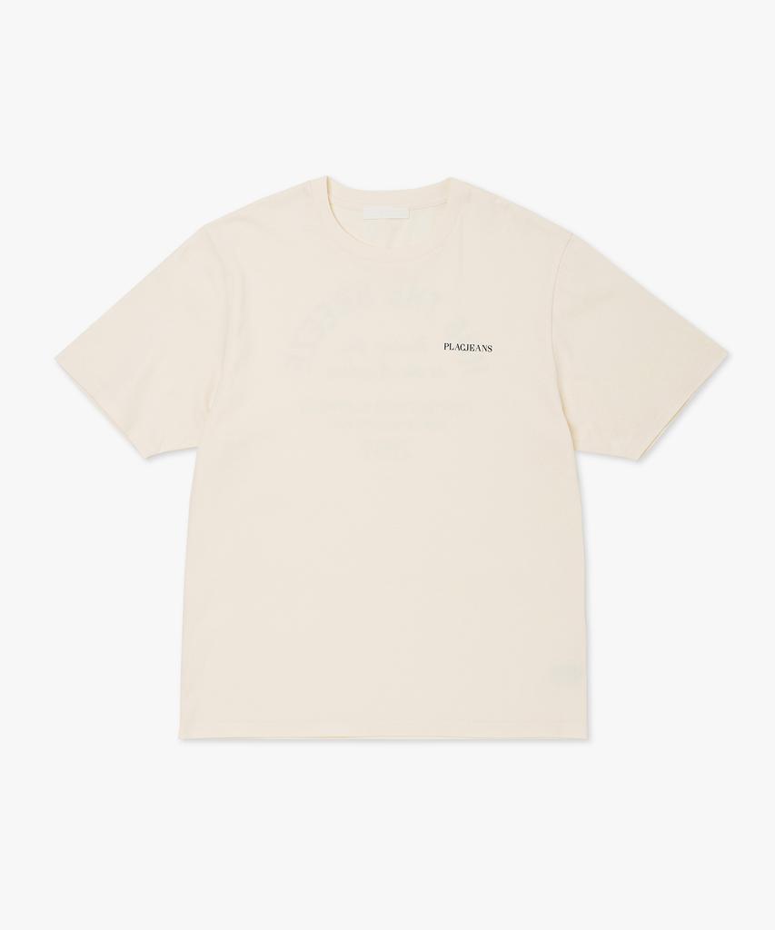 PLAC Lettering Graphic Short Sleeve T-Shirt_4 Colors