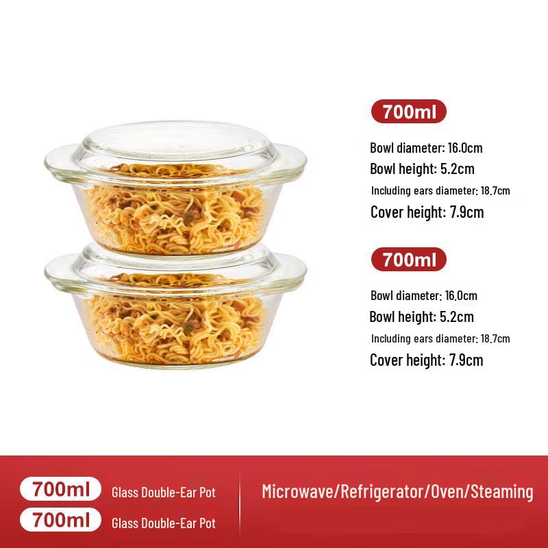 Jingbaodi Lidded Glass Bowl Set