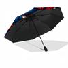 Spider-man Faces Pattern Portable Automatic Umbrella Retractable Design with 8-Rib Durability Lightweight All-Season Umbrella for Travel