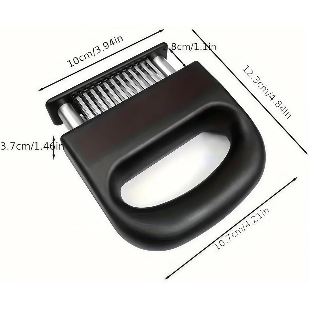 Ultra Sharp 48 Needle Meat Tenderizer Stainless Steel Tool for Beef Pork Turkey Fish Tenderizing Kitchen Cooking Accessories