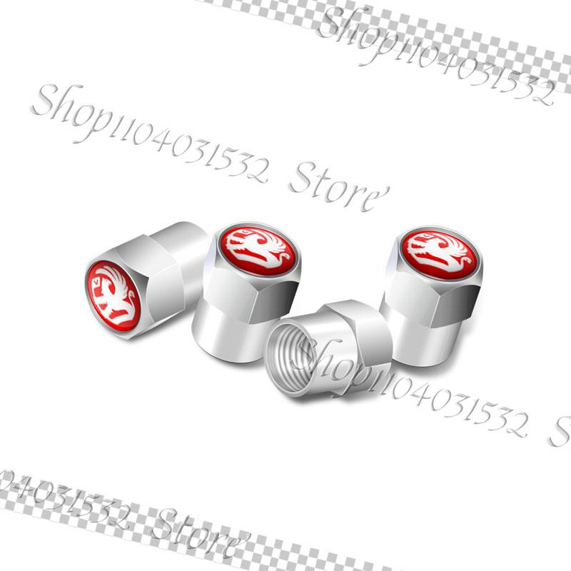 4Pcs Metal Car Styling Tire Valve Caps Tyre Wheel Stem Air Valve Cover For Vauxhall Astra H J G Vectra C Insignia Zafira Corsa