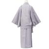 Solid Crepe White [KYOETSU] Kimono, waschbar, zweiteiliger Kimono, Ärmel, Farbe, Stoff, Damen (M, Rat)