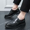Mode Mann Luxusmarke Britische Klassiker Spitzschuhe Herren Leder Schwarz Hochzeitsschuhe Oxford Formelle Schuhe Mode Große Größe 38-46