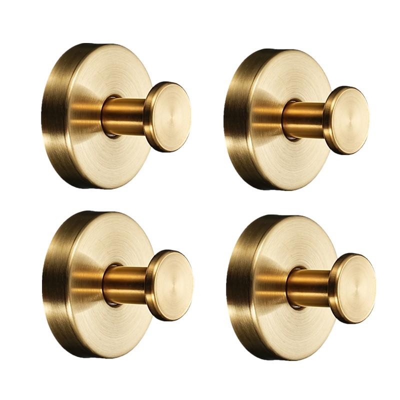 2/4Pcs Reusable Wall Mount Stainless Steel Suction Cup Hooks Waterproof Hangers for Home Office Bathroom