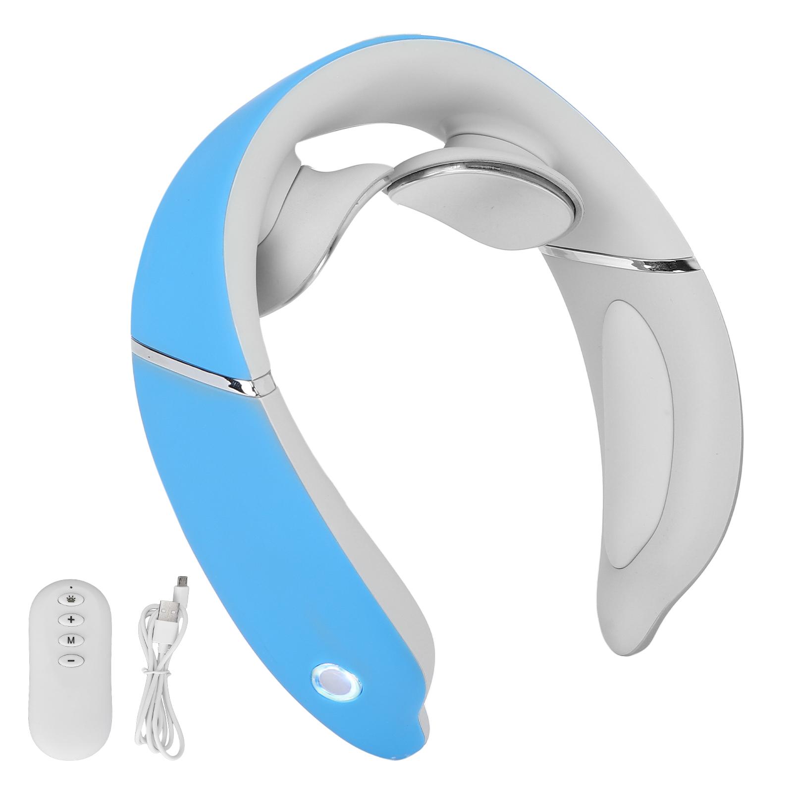 

Electric Neck Massager 6 Modes 16 Strength Gears Voice Prompt Intelligent Neck Relax Massage Machine