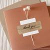 120pcs/roll Kraft Paper Thank You Stickers DIY Gift Packaging Decoration for Personalized Gifts and Business Label