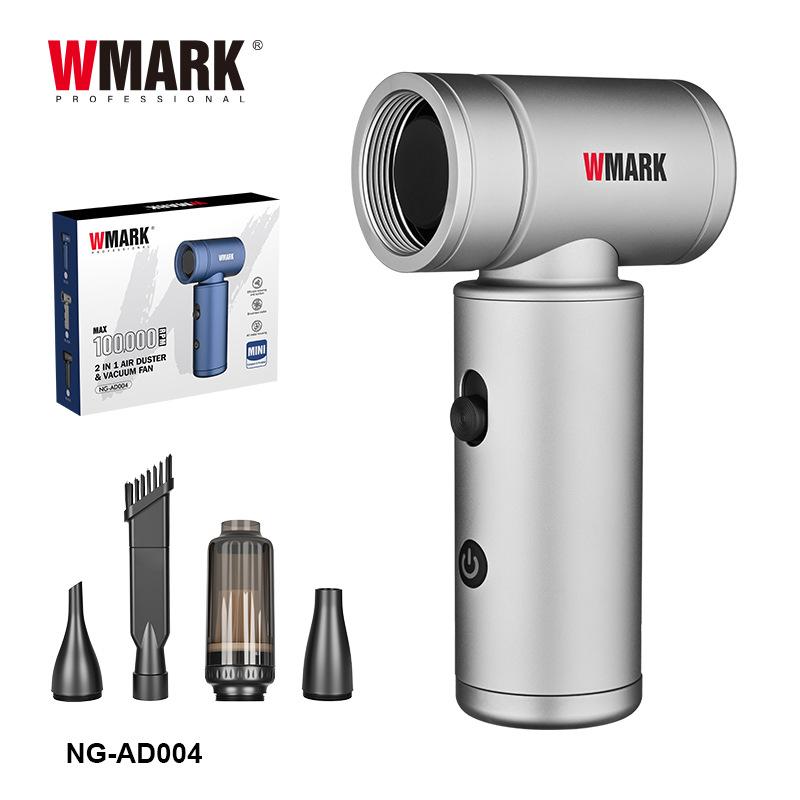 

WMARK Vacuum Cleaner Professional Vacuum Handheld Vacuum Cleaner Cordless Barber 100000 RPM Mini Cleaning Home Gadgets NG-AD004 серебряный