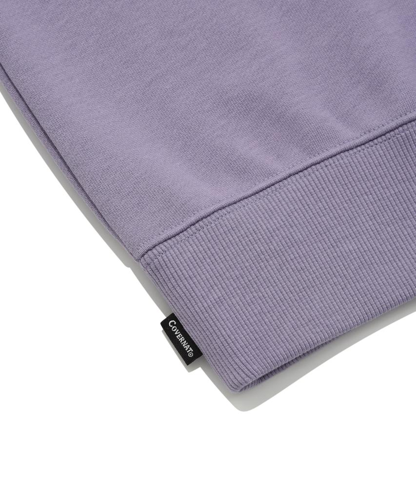 COVERNAT Authentic Logo Sweatshirt Lavender